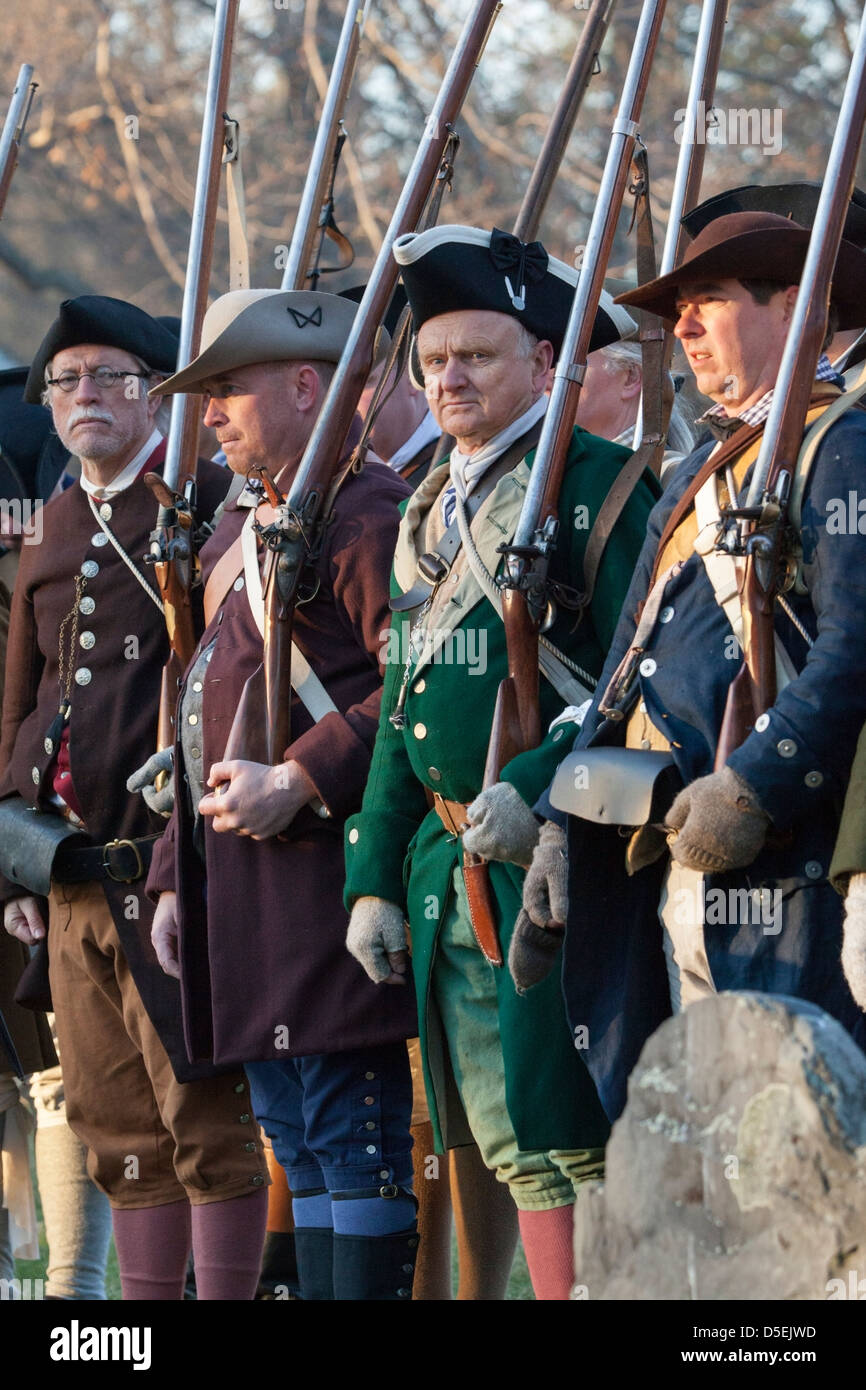 Patriot`s Day , Lexington,Massachusetts, New England, USA Stock Photo